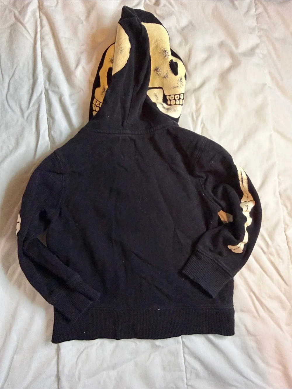 Old Navy Black Kids Hoodie with Coral Trim